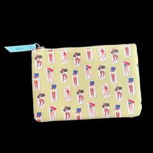 7.5" x 5" Ipsy cosmetic bag‎ with zipper * inclusive